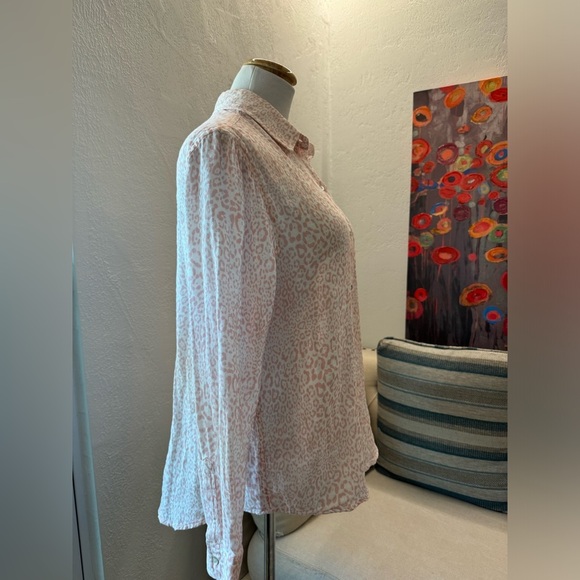 Rails Ellis Shirt Rose Cheetah size S - Picture 7 of 10